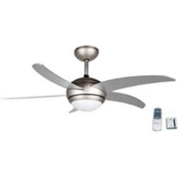 Orbegozo CP 53132 A - Ventilador de techo con luz y mando a distancia, 5 palas, 112 cm de diámetro, potencia 55 W y 3 velocidades