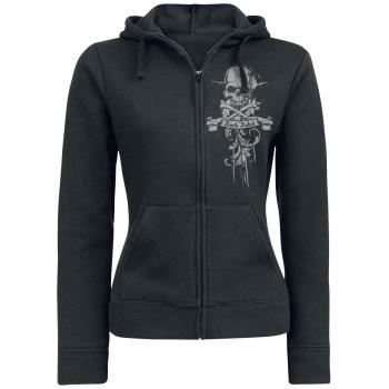 Rock Rebel by EMP Freaking out Loud Chaqueta con Capucha Mujer Negro XL