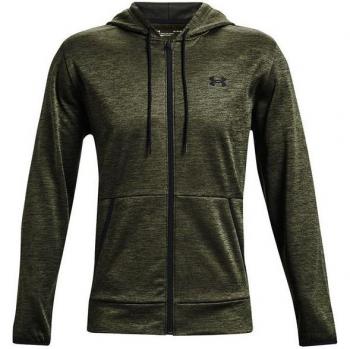 Chaqueta Deportiva Under Armour Fleece con Cierre Completo en Color Oliva para Hombre