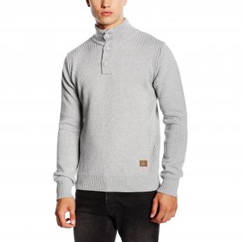 Schott PLMILFORD9 Suéter, Medium Hgrey, S para Hombre