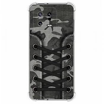 Funda Antigolpes de Silicona para Xiaomi 13 5G con Diseño de Zapatillas y Dibujos
