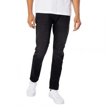 Diesel D-Strukt Slim Fit Black Jeans for Men - Size 30/32/32