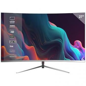 Monitor Gaming Curvo 27” FHD 1080p, 200Hz, HDR10, 1ms, FreeSync y G-Sync - Mars Gaming MV-27C
