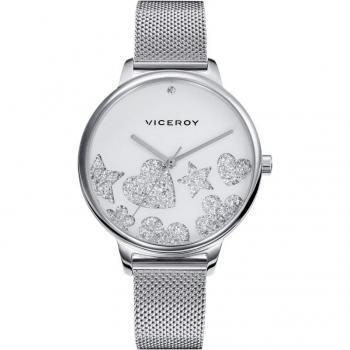 Reloj Viceroy Kiss 461142-00 Mujer Plateado