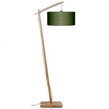 Lámpara de pie Andes E27 de Bambú en Verde Natural