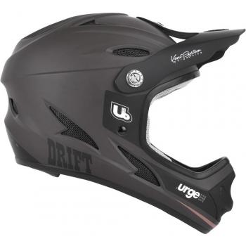Urge Drift Casco Integral, Color Negro - Negro, Tamaño L