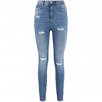 Dolce & Gabbana Women's Grace High-Rise Skinny-Fit Jeans in Denim | Size 38 | FTCAHDG8HS1 Color S9001