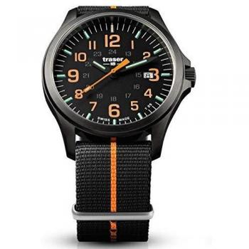 Reloj Traser H3 P67 Officer Pro GunMetal Negro/Naranja 42mm 10ATM