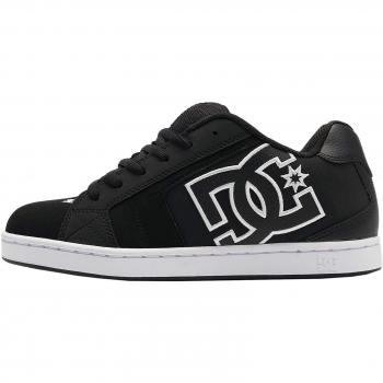 DC Shoes Net, Zapatillas de Skateboard para Hombre, Negro Black/White Xkkw, 45 EU