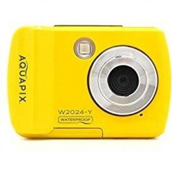 Easypix Aquapix W2024 Splash Cámara Deportiva de Acción 16MP HD CMOS Impermeable Amarilla