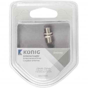 König KNS41940M Adaptador Conector, Plata