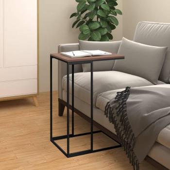 vidaXL Side Table Black 40x30x59 cm Engineered Wood