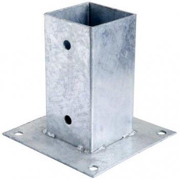 SATURNIA 8090905 Soporte Anclaje Galvanizado Pérgola 91x91mm