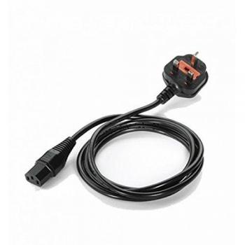 Cable de alimentación Zebra 240V (1.80m) para impresoras y quioscos, con conector UK
