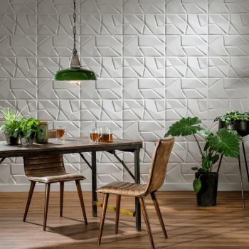 WallArt Paneles de pared 3D Liam - Conjunto de 24 unidades para decoración del hogar