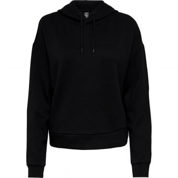 Only Play Women's ONPLOUNGE LS Hooded Sweatshirt in Black