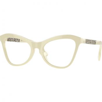 Burberry BE2373U ANGELICA Asian Fit 4066 Women’s Cat Eye Eyeglasses Yellow Size 52 (Frame Only) with Blue Light Block Available