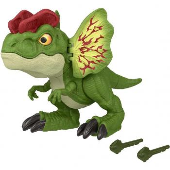 Dinosaurio Uncaged Dilophosaurus Jurassic World Mattel HNT65