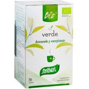 Té Verde Sanaflor Bio con Menta 20 Bolsitas Infusoras Santiveri