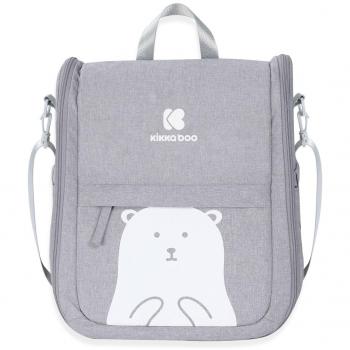 Cama de viaje Kikka Boo 2 en 1 Bear con bolsa integrada, diseño de oso, portátil y plegable, ideal para bebés y niños pequeños
