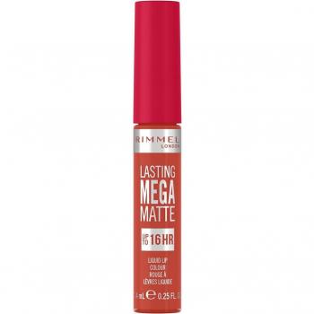 Rimmel Lasting Mega Matte Liquid Lipstick 16h Shade Scarlet Flames 7.4 ml