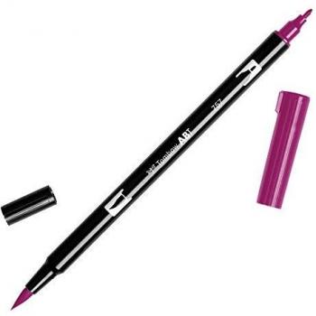 Rotulador Abt Dual Brush 757 Port Red Tombow