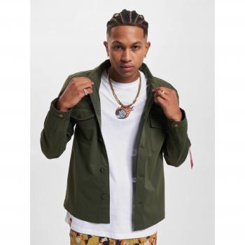 Alpha Industries Men's Dark Olive Overshirt