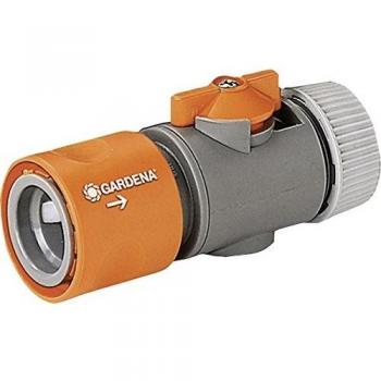 Regulador de manguera Gardena 2942 con Válvula de Control para Mangueras de 13 mm (1/2) y 15 mm (5/8)