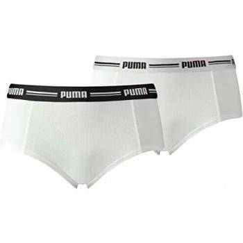 PUMA 573014001 Boy Short Panties, White, XL Women's