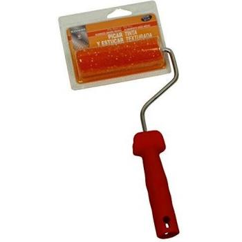 RODILLO PINTURA MINI ESTUCAR PORO 3 RULO PLUMA 10 CM R62080 ESPUMA