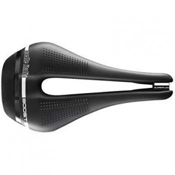 Selle Italia Novus Boost Superflow S Sillines, Unisex, Negro, Talla Única