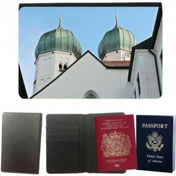 Couverture de passeport // M00169973 Torretas Iglesia Iglesias Cúpula // Universal passport leather cover