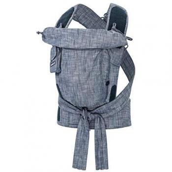 Hoppediz Bondolino Plus - Mochila portabebés para recién nacidos, portabebés y espalda, bolsa de almacenamiento, instrucciones ilustradas