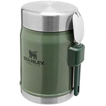 Stanley BPA Free Stainless Steel Food Thermos-Keeps Cold or Hot for 7 Hours, Hammertone Green, 0.4L