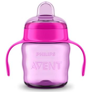 Philips AVENT Natural Baby Bottle with Slow Flow Nipple, 6m+, 200ml, BPA-Free SCF551/03