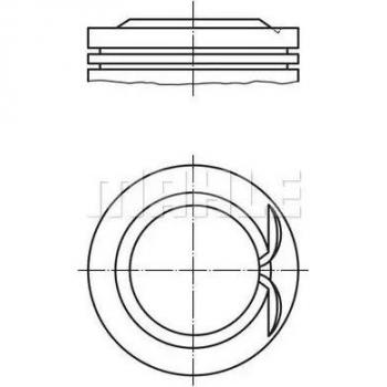 Pistón MAHLE ORIGINAL 0402500 - Alta calidad, durabilidad y precisión