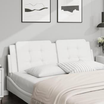 Cuscino Testiera Acolchado Blanco 160 cm en Similpelle