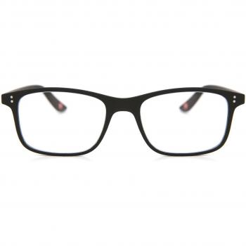 Montana Readers MR72 Gafas Recetadas para Hombre Negras con armazones negros y lentes de aumento +1.50