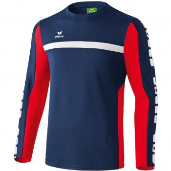 Erima Sweatshirt 5-Cubes Trainingssweat - Sudadera de fútbol para niño, color azul, talla 128 cm