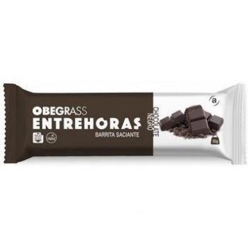 Obegrass Entrehoras barrita chocolate negro 30 gramos