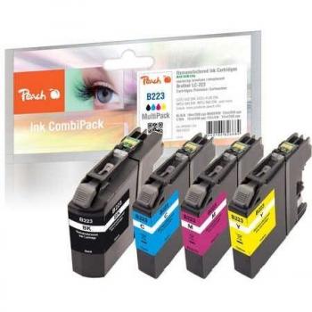 Pack Ahorro de Tintas Compatibles Brother LC-223VALBP - Incluye 4 Cartuchos XL (Negro, Cian, Magenta, Amarillo) con Chip
