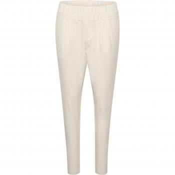 KAFFE Jillian Women's Slim-Fit Trousers in White, Size XL