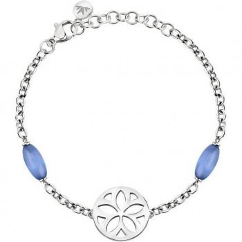 Pulsera Mujer Morellato SATE05, Pulsera de acero inoxidable, diseño elegante y moderno, adecuada para uso diario y ocasiones especiales, cierre seguro, resistente a la corrosión y al desgaste
