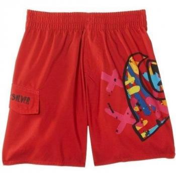 Quiksilver - Bañador para niño, talla 6 años, color rojo