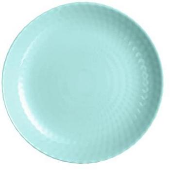 Plato Llano de Vidrio Turquesa Luminarc Pampille Ø 25 cm
