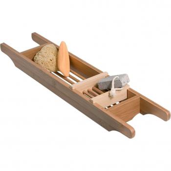 Zeller 25292 - Bandeja para ducha, madera de bambú