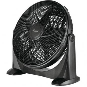 Ventilador de Piso Ardes Space 51 - Silencioso, 5 Palas, 3 Velocidades, Diámetro 50 cm, Color Negro