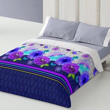 Burrito Blanco - Funda nórdica 330 Azul de cama de 90x190/200 cm