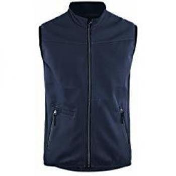 Blaklader 3850 Unisex Sleeveless Softshell Work Vest - Dark Navy/Black, Size 3XL