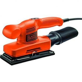 BLACK+DECKER KA310-QS - Lijadora orbital 240W, Ø órbita 2 mm